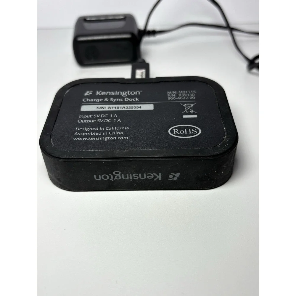 Kensington M01115 iPhone iPod Charge & Sync Dock for iPhone | 5V DC 1A